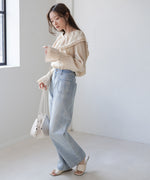 BIG COLLAR LACE BLOUSE