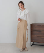 BIG COLLAR LACE BLOUSE