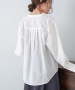 FRONT EMBROIDERY LACE BLOUSE
