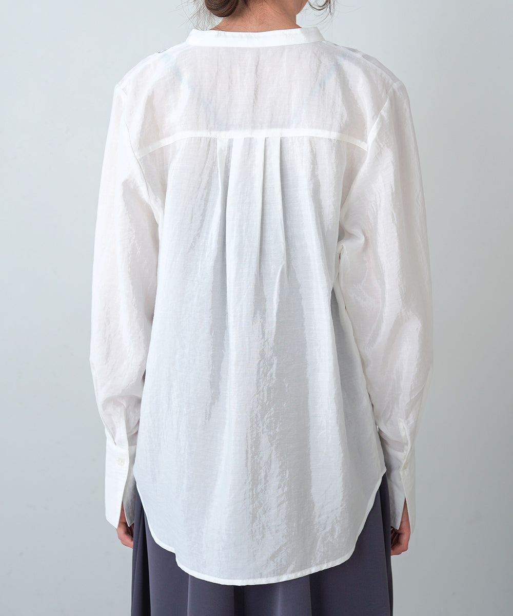 FRONT EMBROIDERY LACE BLOUSE