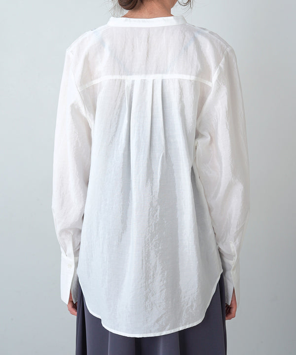 FRONT EMBROIDERY LACE BLOUSE