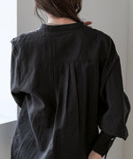 FRONT EMBROIDERY LACE BLOUSE