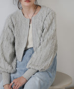 FRINGE DOUBLE ZIP CARDIGAN TOPS