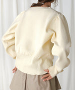 SWEAT-LIKE WAIST SWITCHING KNIT TOPS