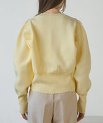 SWEAT-LIKE WAIST SWITCHING KNIT TOPS