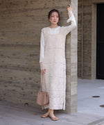 【XS~M 低身長向けサイズあり】クロシェロングワンピース