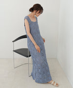 【XS~M 低身長向けサイズあり】クロシェロングワンピース