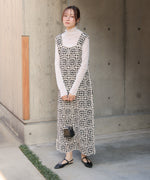 【XS~M 低身長向けサイズあり】クロシェロングワンピース