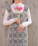 【XS~M 低身長向けサイズあり】クロシェロングワンピース