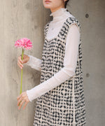 【XS~M 低身長向けサイズあり】クロシェロングワンピース