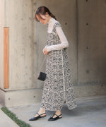 【XS~M 低身長向けサイズあり】クロシェロングワンピース