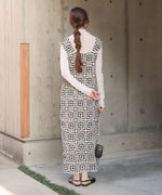 【XS~M 低身長向けサイズあり】クロシェロングワンピース