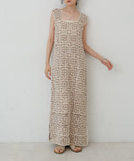 【XS~M 低身長向けサイズあり】クロシェロングワンピース