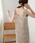 【XS~M 低身長向けサイズあり】クロシェロングワンピース