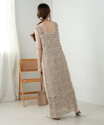 【XS~M 低身長向けサイズあり】クロシェロングワンピース