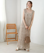 【XS~M 低身長向けサイズあり】クロシェロングワンピース