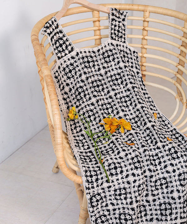 【XS~M 低身長向けサイズあり】クロシェロングワンピース