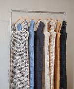 【XS~M 低身長向けサイズあり】クロシェロングワンピース