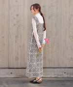 【XS~M 低身長向けサイズあり】クロシェロングワンピース