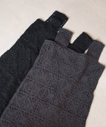 【XS~M 低身長向けサイズあり】クロシェロングワンピース