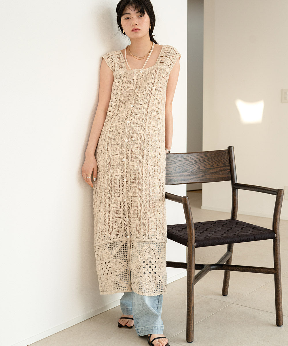 2WAY CROCHET ONEPIECE