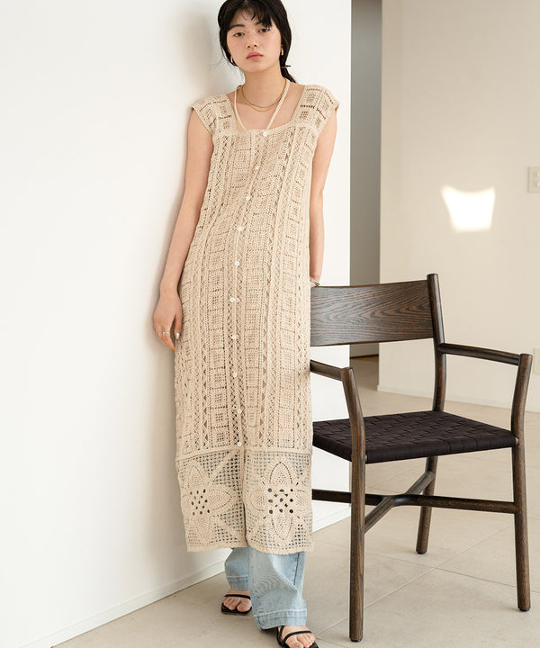 2WAY CROCHET ONEPIECE