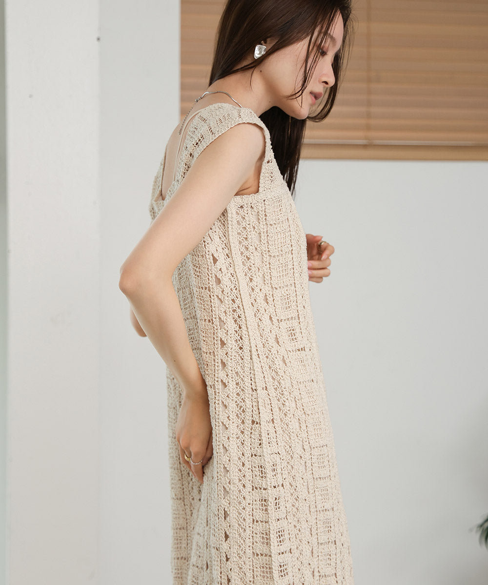 2WAY CROCHET ONEPIECE