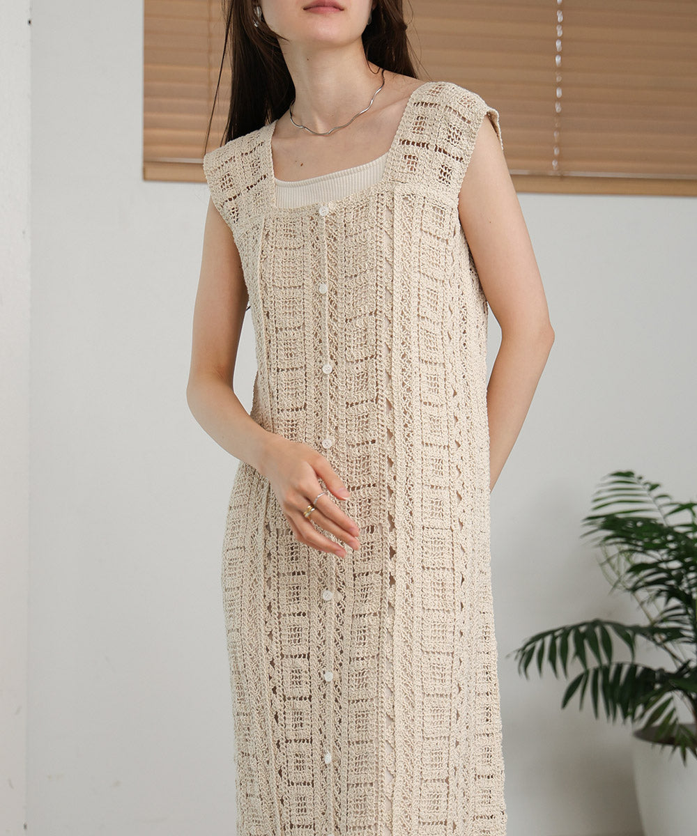 2WAY CROCHET ONEPIECE