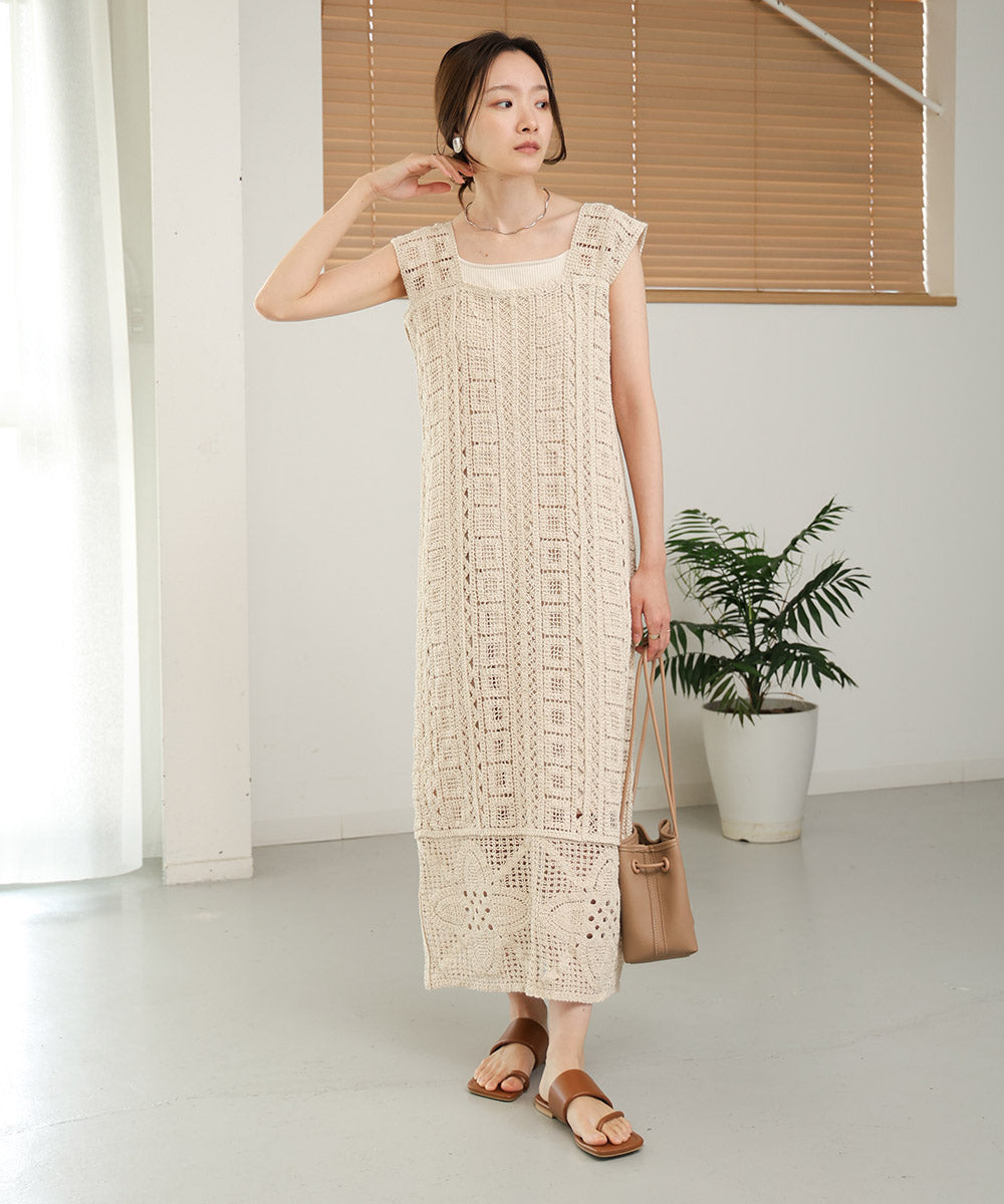 2WAY CROCHET ONEPIECE