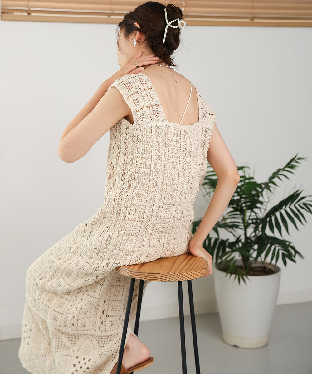 2WAY CROCHET ONEPIECE