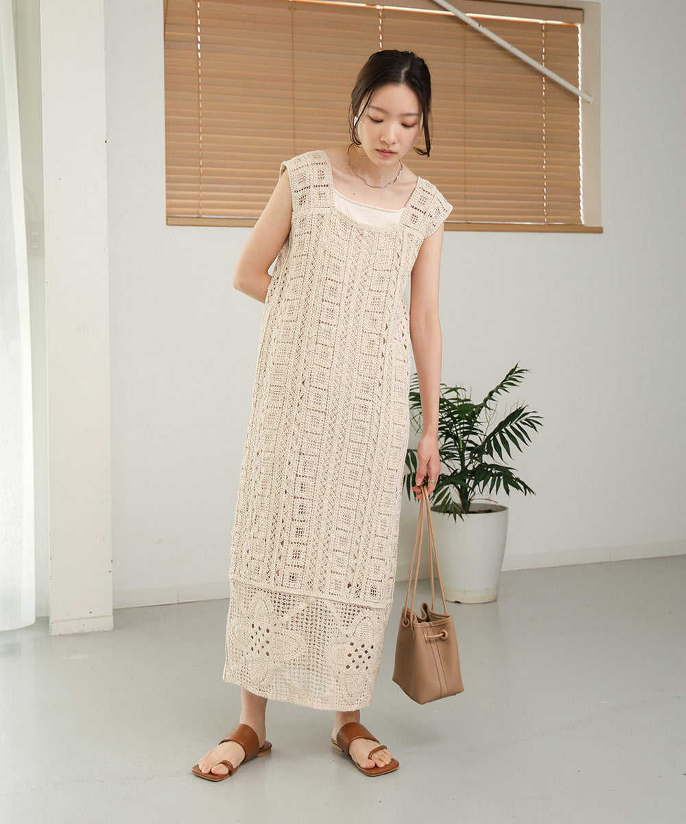 2WAY CROCHET ONEPIECE