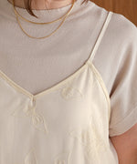 EMBROIDERED CAMI DRESS