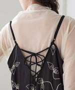 EMBROIDERED CAMI DRESS