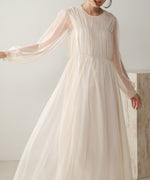 2WAY TULLE GATHER DRESS