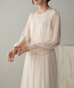 2WAY TULLE GATHER DRESS