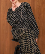 FLOWER JACQUARD CUT ONEPIECE