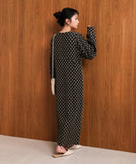 FLOWER JACQUARD CUT ONEPIECE