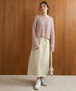 スパンコールメッシュニット