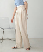 DOUBLE WAIST CENTER PRESSED SLACKS
