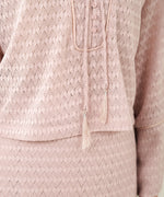 EMBROIDERY LACE CAFTAN BLOUSE