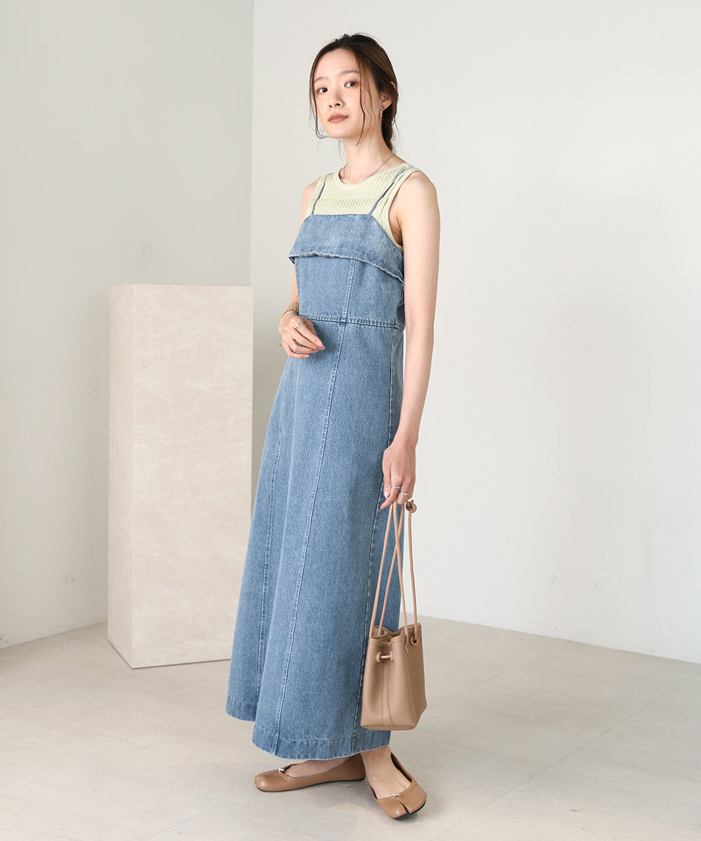 denim cami onepiece