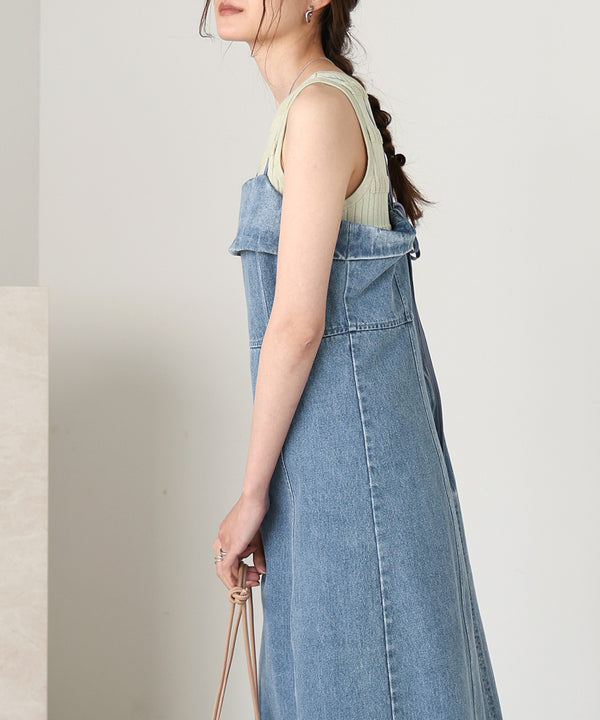denim cami onepiece