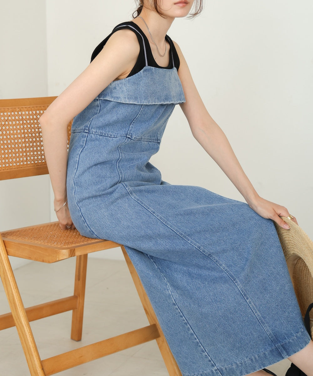 denim cami onepiece