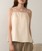 SATIN CAMISOLE WITH CUPS