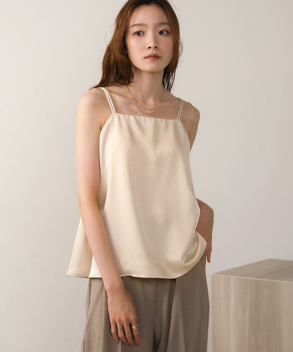 SATIN CAMISOLE WITH CUPS
