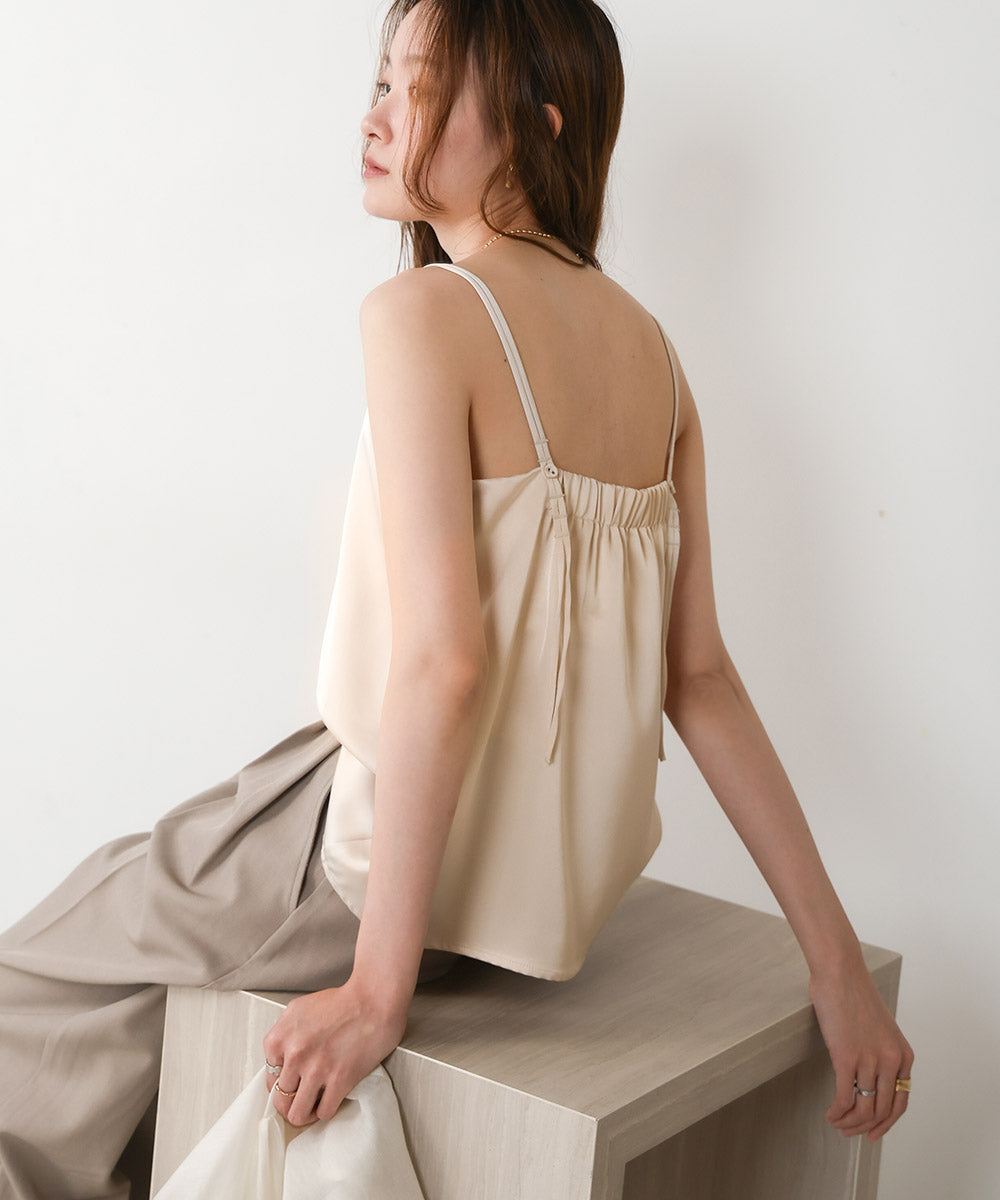 SATIN CAMISOLE WITH CUPS