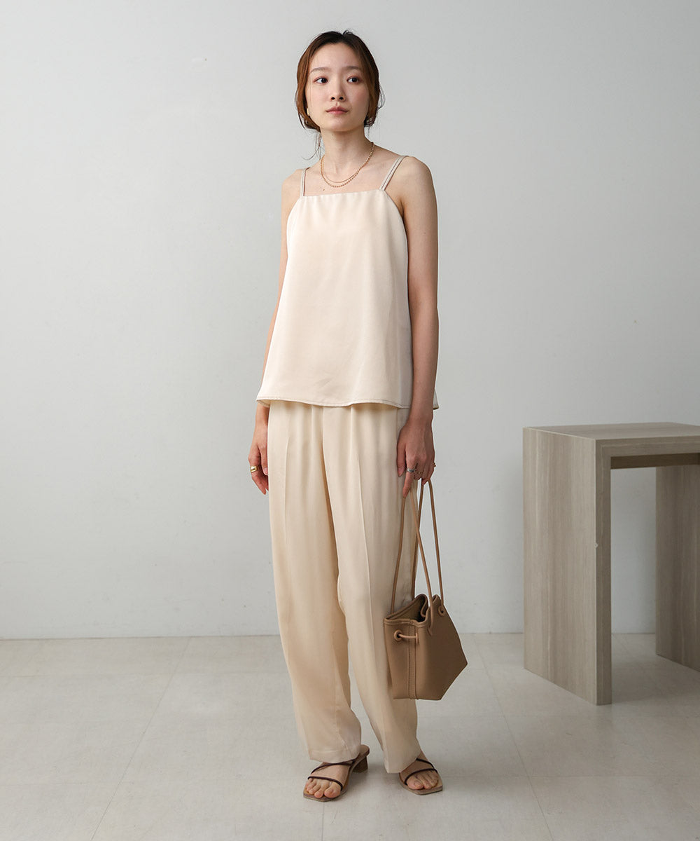 SATIN CAMISOLE WITH CUPS