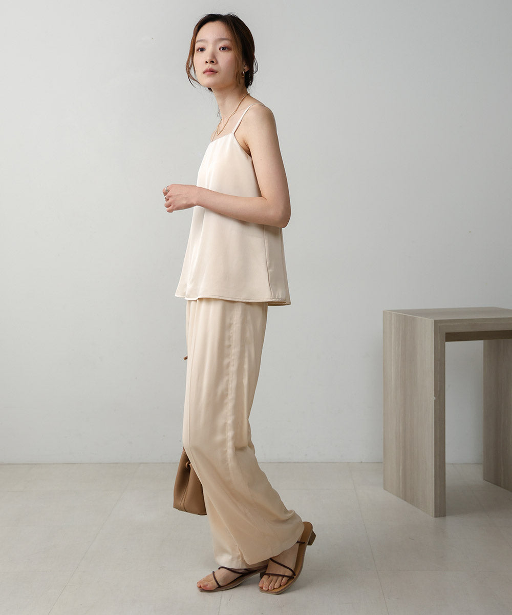 SATIN CAMISOLE WITH CUPS