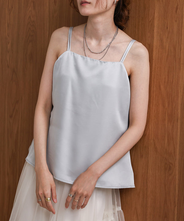 SATIN CAMISOLE WITH CUPS