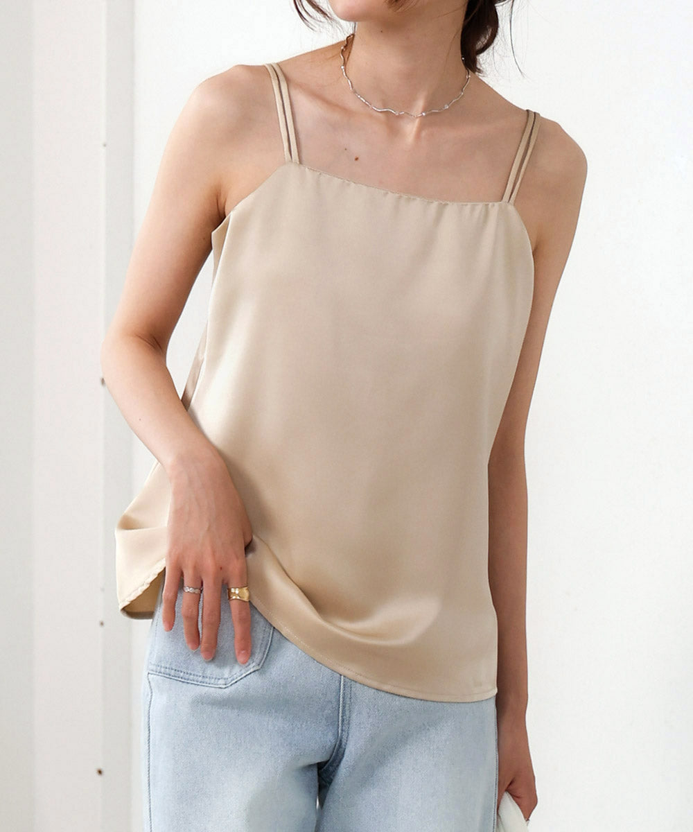SATIN CAMISOLE WITH CUPS